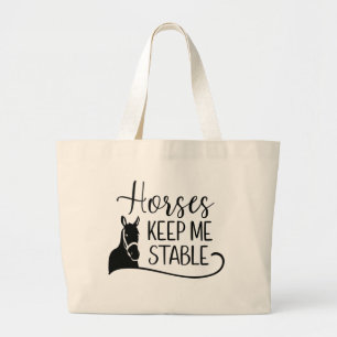 Bolsa Tote Grande Fã de Cavalos Fazenda Equestre Fazendeiro Rodeio C