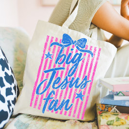 Bolsa Tote Grande Fã de Jesus