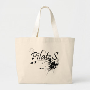 Bolsa Tote Grande Fã do método de Pilates! Arte de Pilates