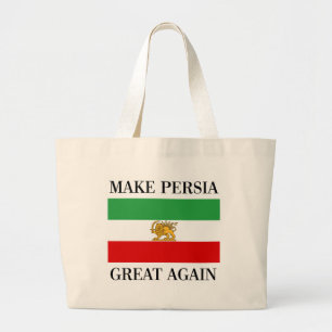 Bolsa Tote Grande Faça o excelente outra vez - Shah de Persia da