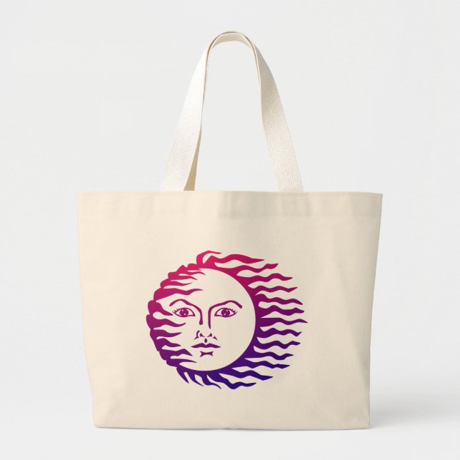 Bolsa Tote Grande Face do Sol (Frente)