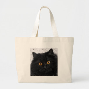 Bolsa Tote Grande Face Persa Preta