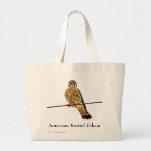 Bolsa Tote Grande Falcão do Kestrel Americano