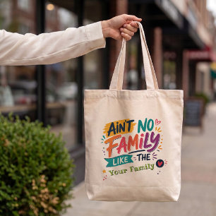 Bolsa Tote Grande Família Como A Citação Colorida Personalizada Da M