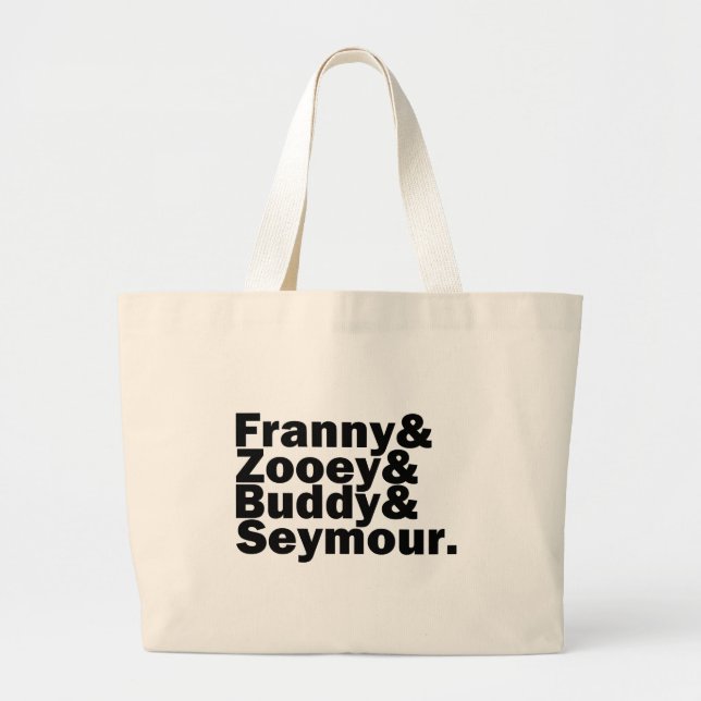 Bolsa Tote Grande Família de vidro (Frente)