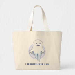 Bolsa Tote Grande Fantasma Bonito - Lembro-Me De Quem Sou Presente