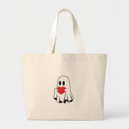 Bolsa Tote Grande fantasma do namorados