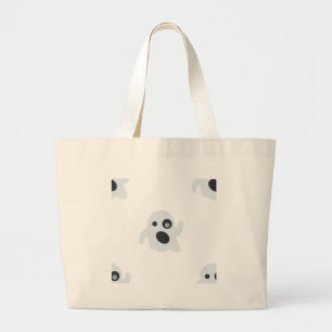 Bolsa Tote Grande fantasma emoji