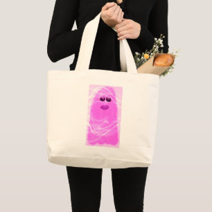 Bolsa Tote Grande Fantasma spooktacular de Pinkoew