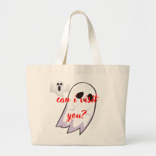 Bolsa Tote Grande fantasma Tote Bag