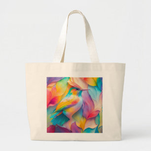 Bolsa Tote Grande Fantasy Birds Silk Bird