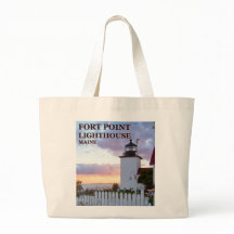 Farol de Forte, Maine Tote Bag
