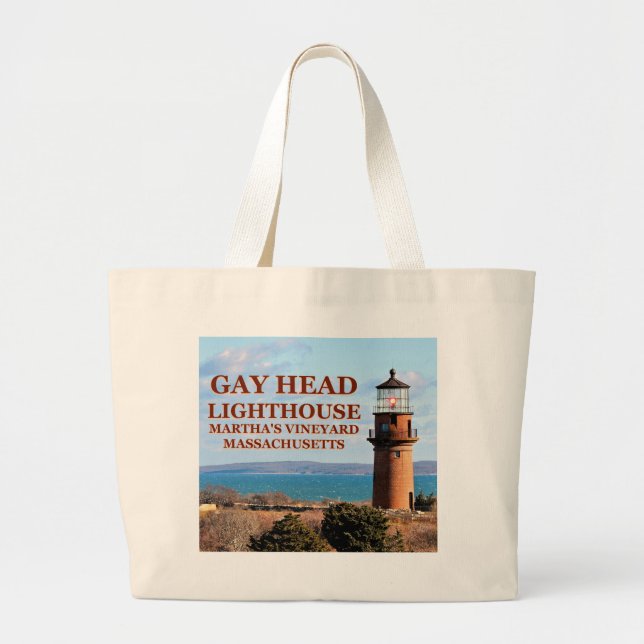 Bolsa Tote Grande Farol de gay, MÃES de Vinha de Martha (Frente)