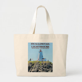 Bolsa Tote Grande Farol de Swallowtail Grand Manan N.B. Tote Bag