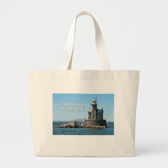 Bolsa Tote Grande Farol Stratford Shoal, Connecticut (Frente)