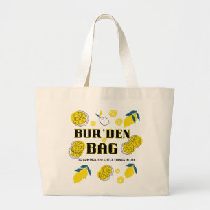 Bolsa Tote Grande FATIA DE LIMA, Grande Bolsa Feminina de TELA
