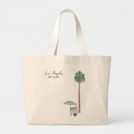 Bolsa Tote Grande Favor do Casamento de Los Angeles Tote Bag