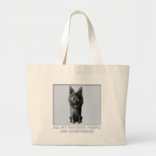 Bolsa Tote Grande Favorito do Schipperke