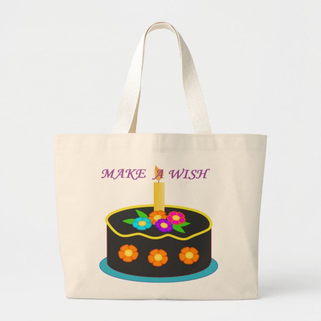 BOLSA TOTE GRANDE FAZER UM DESEJO (Frente)