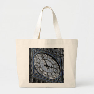 Bolsa Tote Grande Feche o Big Ben Clock Tower Viagem Europa