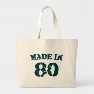 Bolsa Tote Grande Feito Em 1980