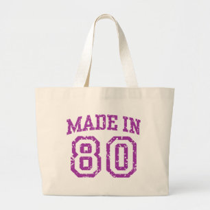 Bolsa Tote Grande Feito em 80