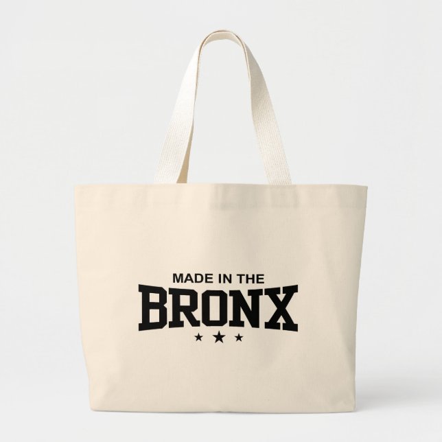 Bolsa Tote Grande Feito no Bronx (Frente)