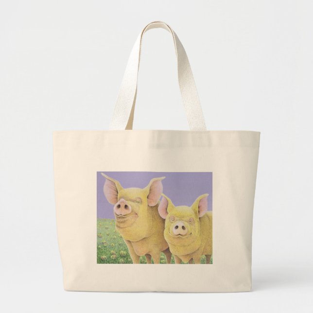 Bolsa Tote Grande Felicidade (Frente)