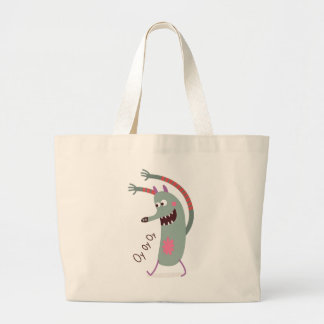Bolsa Tote Grande FELIZ MONSTER OY OY OY PERSONALIZADO Tote Bag