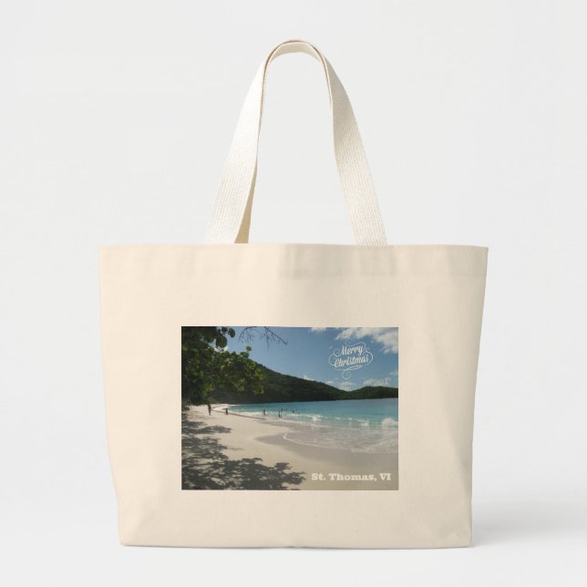 Bolsa Tote Grande Feliz Natal - Rua. Thomas VI (Frente)