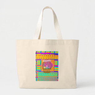 Bolsa Tote Grande Felz pascoa. Fique abençoado como sempre