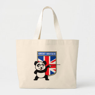 Bolsa Tote Grande Fencing Panda do Reino Unido