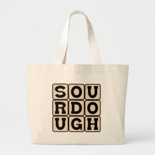 Bolsa Tote Grande Fermento natural, Pão de São Francisco