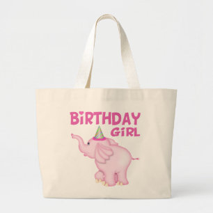 Bolsa Tote Grande Festa de aniversário Elefante