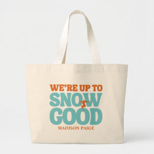 Bolsa Tote Grande Festa de Solteira de Inverno Pós-Eski Turquesa