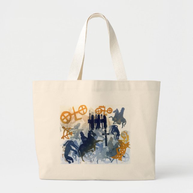 Bolsa Tote Grande Festival da colheita (Frente)