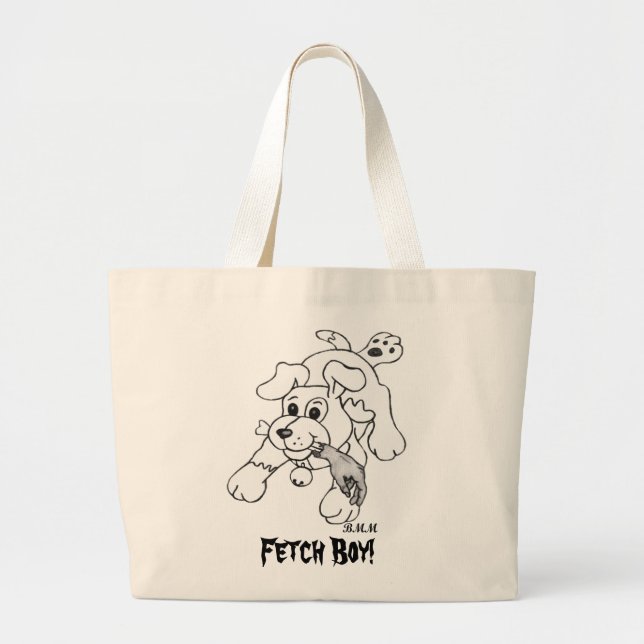 Bolsa Tote Grande Fetch Boy (Frente)