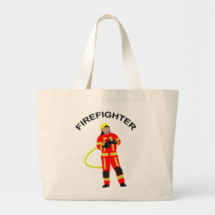 Bolsa Tote Grande Feuerwehrmann no quarto Einsatzkleidung Jumbo Stof