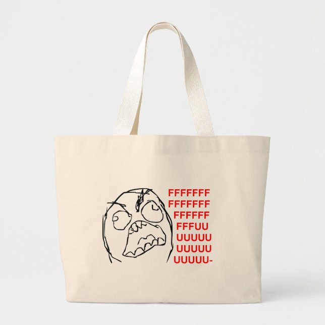 BOLSA TOTE GRANDE FFFUUUUU (Frente)