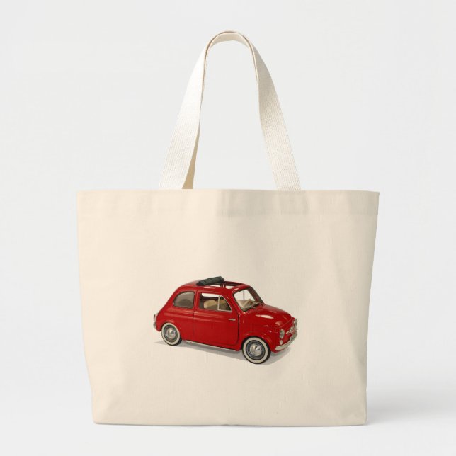 Bolsa Tote Grande fiat500 (Frente)