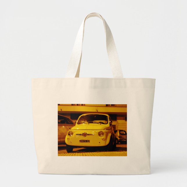 Bolsa Tote Grande Fiat 500 Abarth. (Frente)