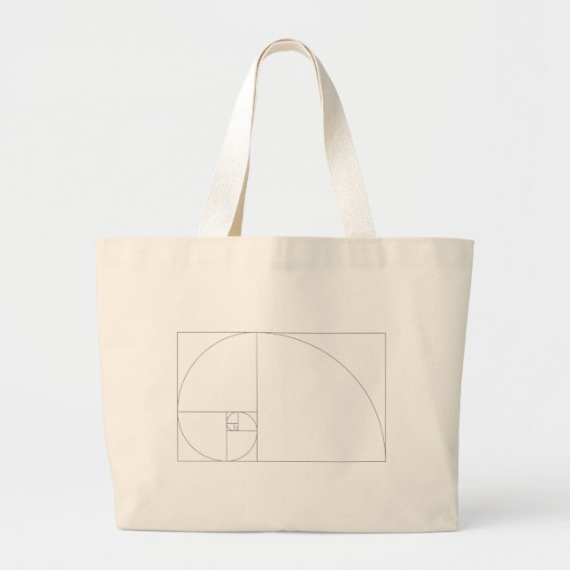 Bolsa Tote Grande Fibonacci_Blocks (Frente)