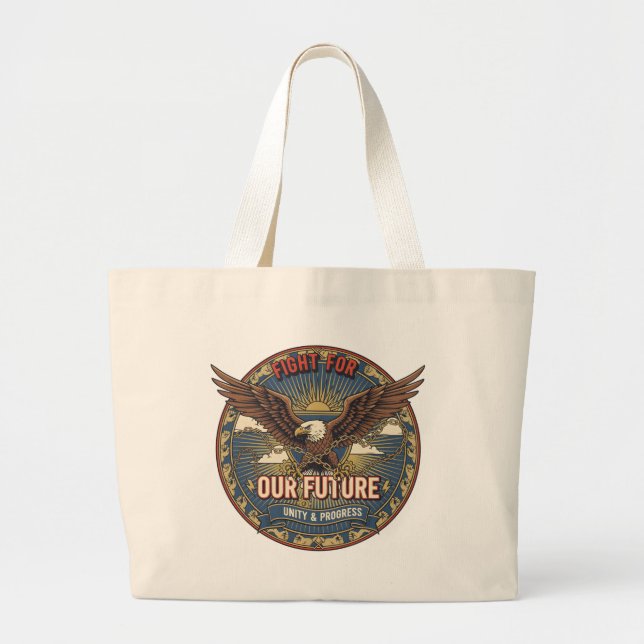Bolsa Tote Grande Fight for Our Future Jumbo Tote (Frente)