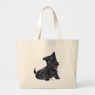 Bolsa Tote Grande Filhote de Terrier Escocês