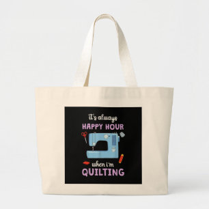 Bolsa Tote Grande Filtrar É A Hora Sempre Feliz Quando Estou Quilan