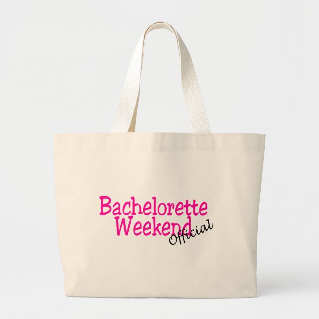 Bolsa Tote Grande Fim de semana oficial de Bachelorette (Frente)