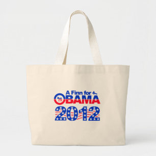 Bolsa Tote Grande FINN PARA Saco OBAMA 2012