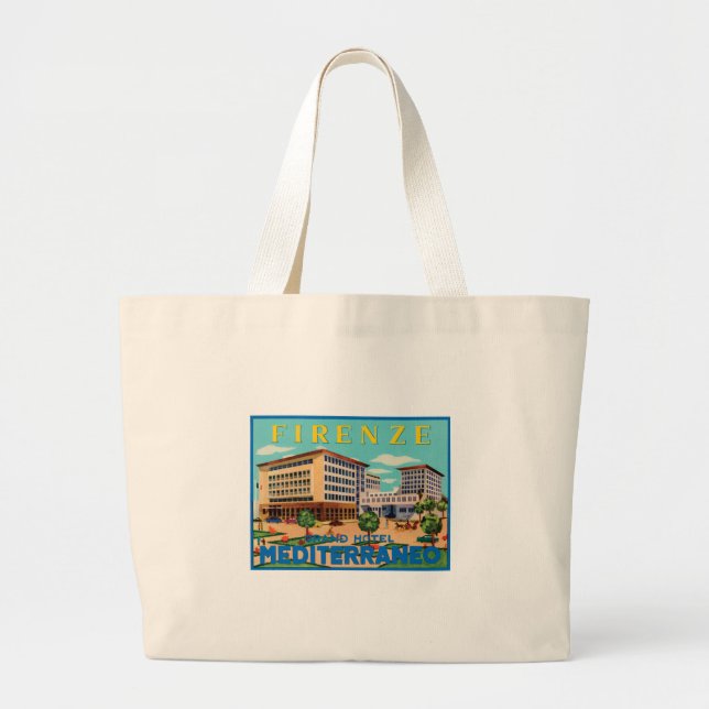 Bolsa Tote Grande Firenze Grand Hotel Mediterraneo (Frente)