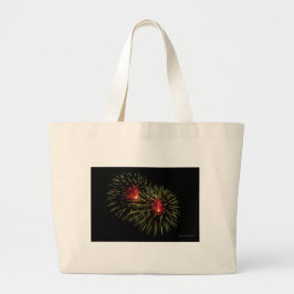Bolsa Tote Grande Fireworks 1 grande saco de toques