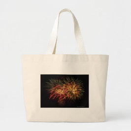 Bolsa Tote Grande Fireworks 2 grande saco de toques